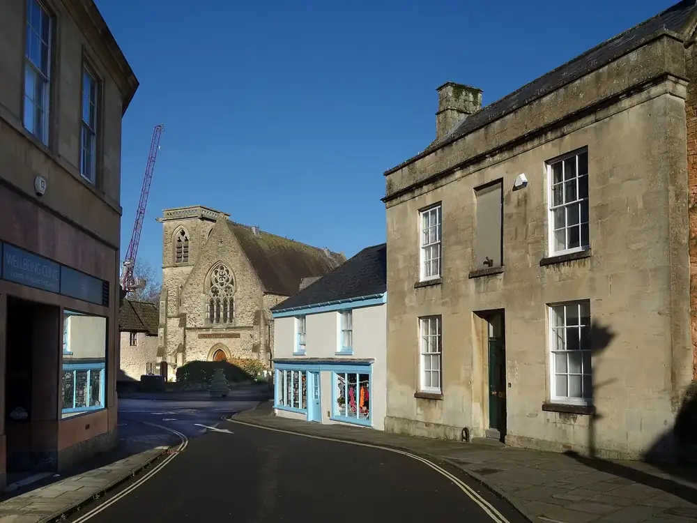 Calne town centre